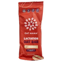 Oat Mama, овсяный батончик для лактации, шоколад, миндаль и кокос, 5 шт. по 35 г (1,27 унции)