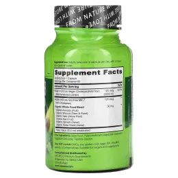 NATURELO, Витамин K2 + D3, из нута и лишайника, 60 вегетарианских капсул