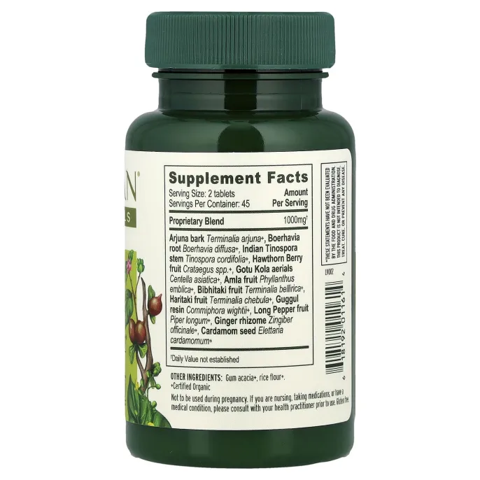 Banyan Botanicals, Heart Formula ™, 90 таблеток