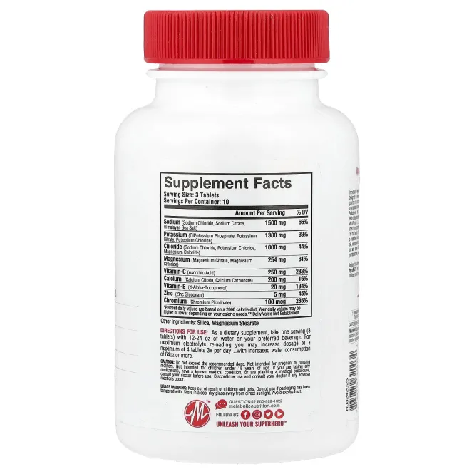 Metabolic Nutrition, HydraMAX ™, максимальная эффективность, 30 таблеток