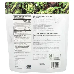 PlantFusion, Органический растительный протеин, сливочные стручки ванили, 348 г (12,2 унции)