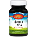 Carlson Labs, Pharma GABA, 200 мг, 90 капсул растительного происхождения