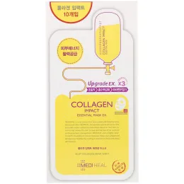 Mediheal, Коллагеновая маска Impact Essential Mask EX, 10 салфеток, по 24 мл каждая