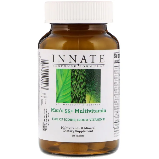 Innate Response Formulas, Мультивитаминный комплекс для мужчин 55+, 60 таблеток