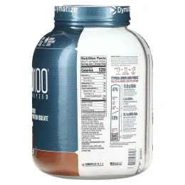 Dymatize Nutrition, Гидролизированный ISO 100 , 100% -ный сывороточный изолят ,протеина, гурманский шоколад, 5 фунтов (2,3 кг)