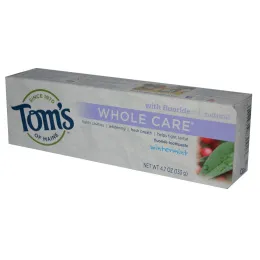 Tom's of Maine, Зубная паста с фтором, вкус зимней мятной свежести, 4.7 унций (133 г)