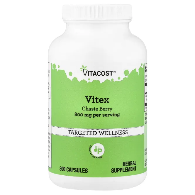Vitacost, витекс, 300 капсул (400 мг в 1 капсуле)