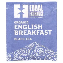 Equal Exchange, Organic English Breakfast, черный чай, 20 чайных пакетиков, 40 г (1,41 унции)