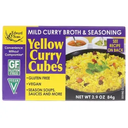 Edward & Sons, Кубики желтого карри, 84 г
