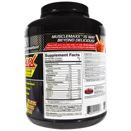 MuscleMaxx, High Energy Protein Shake, Chocolate Fudge, 80 oz (2.27 kg)