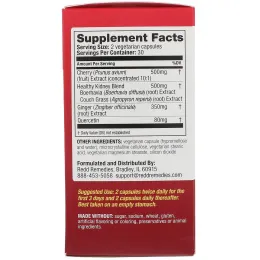 Redd Remedies, Gouch, 60 вегетарианских капсул