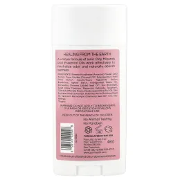 Zion Health, Дезодорант ClayDry, смелый, ароматный янтарь, 2,8 унц. (80 г)