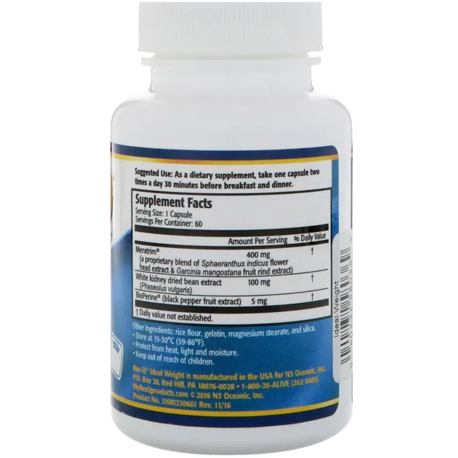 Res-Q, Идеальный вес, 60 капсул