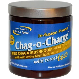 North American Herb & Spice Co., Chag-O-Charge, лесной чай, 3.2 унций (90 г)