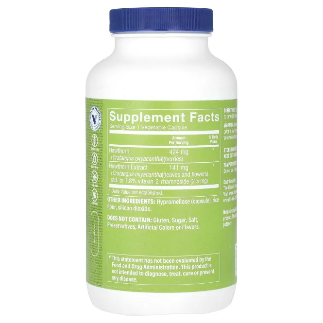 The Vitamin Shoppe, экстракт боярышника, 300 вегетарианских капсул