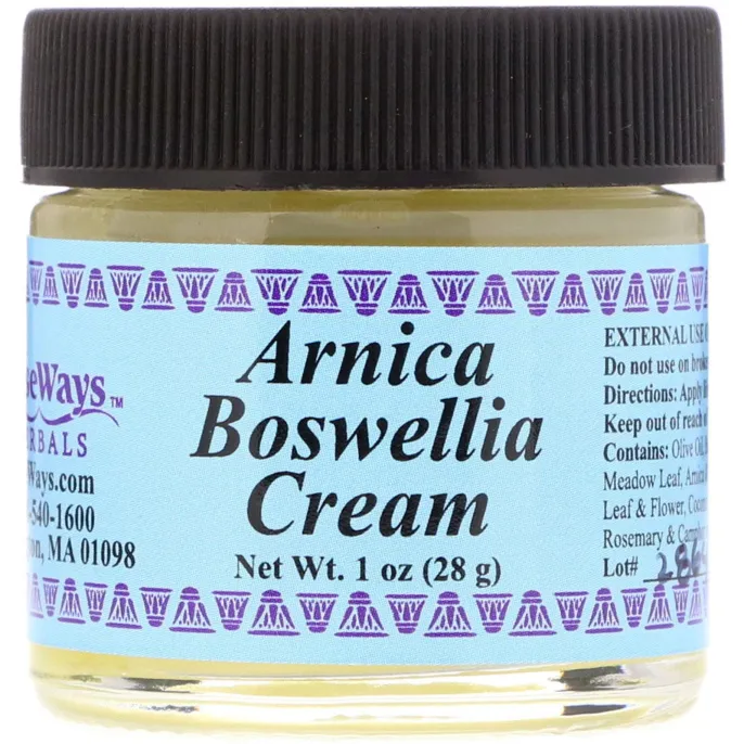 WiseWays Herbals, LLC, Крем "арника-босвеллия", 1 унц. (28 г)