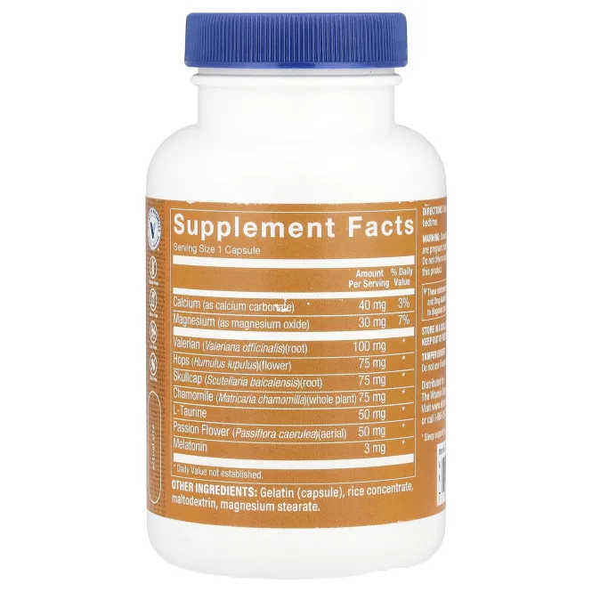 The Vitamin Shoppe, Snooze-In, с мелатонином, 120 капсул