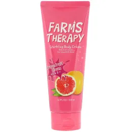 Doori Cosmetics, Farms Therapy, Sparkling, крем для тела с грейпфрутом, 200 мл (6,7 жидк. унции)