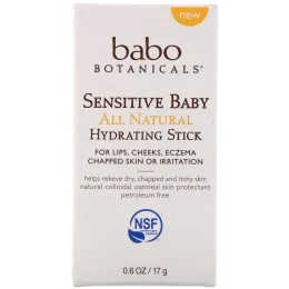 Babo Botanicals, Sensitive Baby, натуральный увлажняющий стик, 0,6 унц. (17 г.)