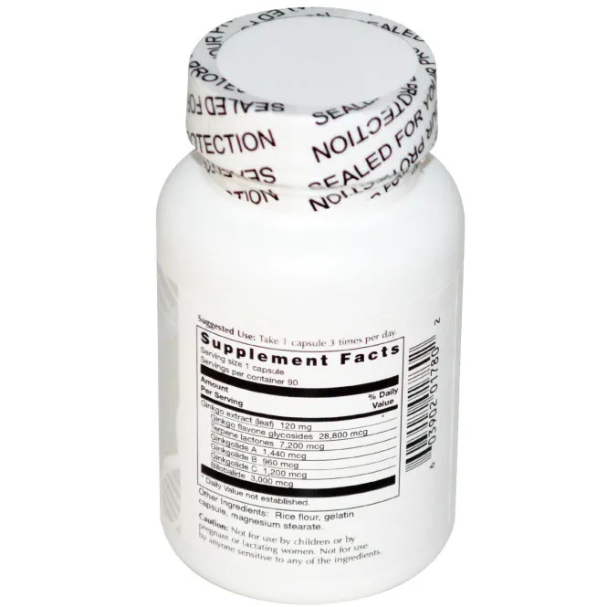 Life Enhancement, Гинкго концентрат, 90 капсул