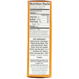 Annie's Homegrown, Органические фруктовые закуски Bunny, солнечный цитрус, 5 пакетиков, 0.8 унции (23 г) каждый