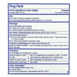 Phillip's, Средство для смягчения стула, 30 жидких гелей