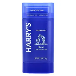 Harry's, Дезодорант Stone, древесный уголь и лайм, 70 г (2,5 унции)