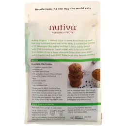 Nutiva, Органический кокосовый сахар,  1 фунт (454 г)