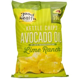 Good Health Natural Foods, Чипсы Kettle, масло авокадо, заправка из лайма, 5 унций (141,7 г)