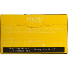 Bigelow, Стип, органический травяной чай без кофеина ромашка-цитрус, 20 пакетиков, 1 унция (28 г)