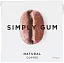 Simply Gum, Жевательная резинка, Натуральный кофе, 15 штук