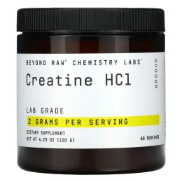 GNC Beyond Raw, Chemistry Labs, Creatine HCL, 4.23 oz (120 g)