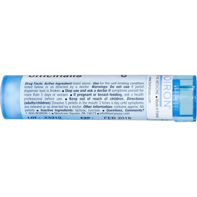 Boiron, Single Remedies, Хинное дерево (Cinchona Officinalis), 6C, приблизительно 80 гранул