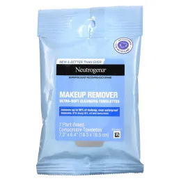 Neutrogena,  Makeup Remover Cleansing Towelettes,  7 Pre-Moistened Towelettes
