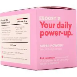 VitalizeLabs, Eboost Super порошковый Розовый лимонад 20 шт