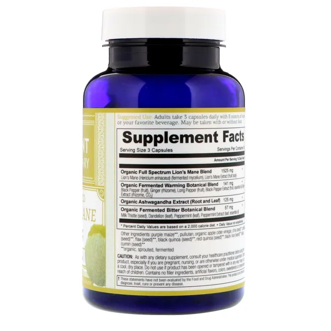 Ancient Apothecary, Ежовик гребенчатый ферментированный, 90 капсул