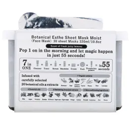 Botanical Esthe, Sheet Mask, Moist, Juicy Lemon, 30 Sheets, 10.8 oz (320 ml)