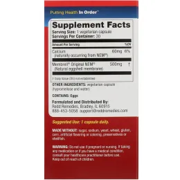 Redd Remedies, Здоровье суставов, Оригинальная формула, 30 вегетарианских капсул