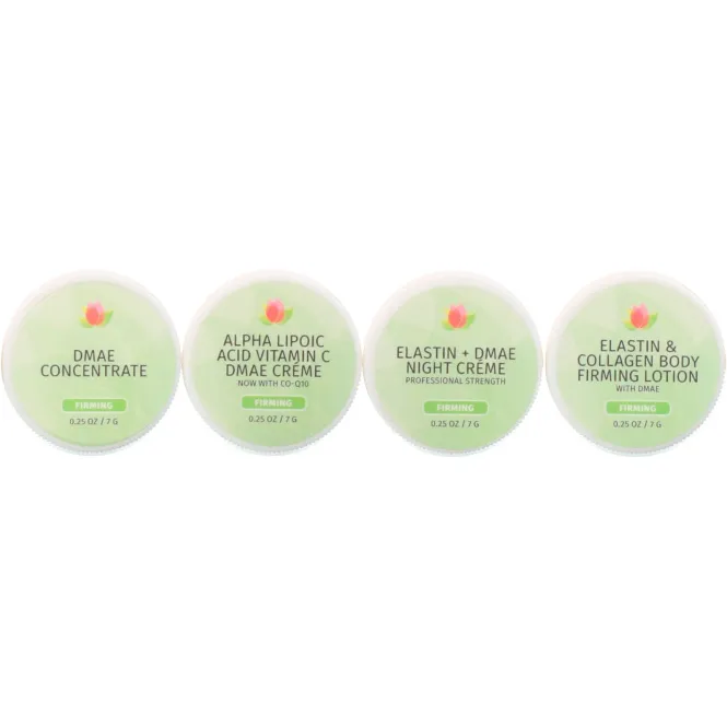 Reviva Labs, 5-Day Trial, Firming, 4 Piece Kit, 0.25 oz (7 g) Each