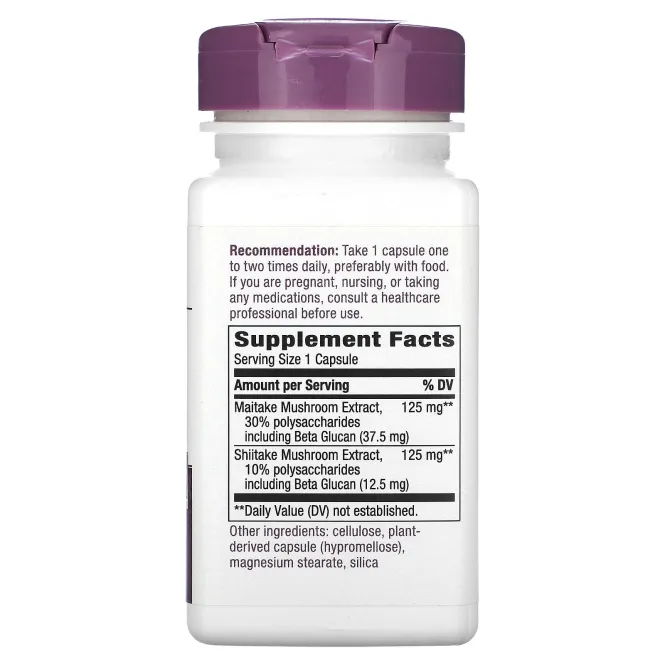 Nature's Way, Shiitake Maitake, 250 mg, 60 Vegetarian Capsules