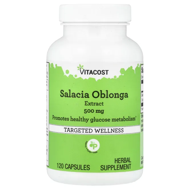 Vitacost, экстракт шалфея (Salacia oblonga), 500 мг, 120 капсул