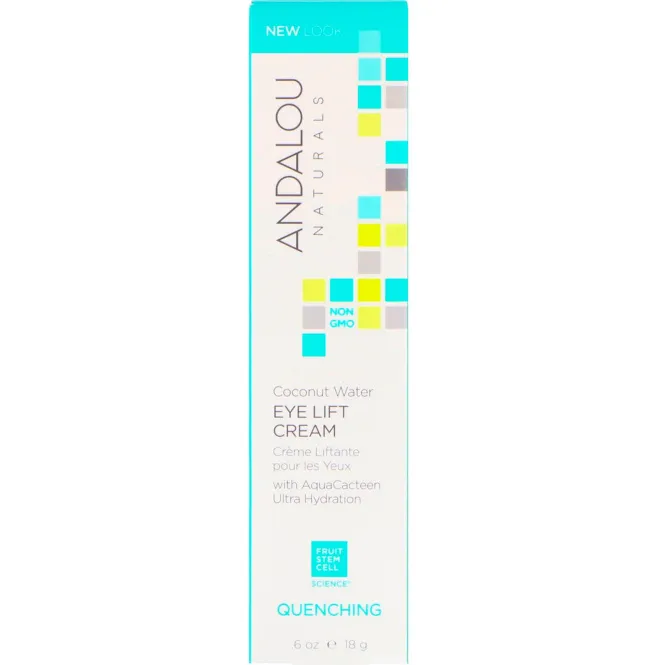 Andalou Naturals, Подтягивающий крем для глаз с кокосовой водой, Quenching, 0,60 ж. унц. (18 г)
