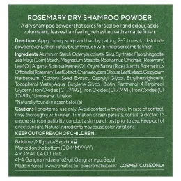 Aromatica, сухой порошок для шампуня, розмарин, 10 г (0,3 унции)