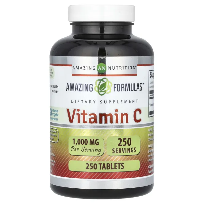 Amazing Nutrition, Витамин C, 1000 мг, 250 таблеток
