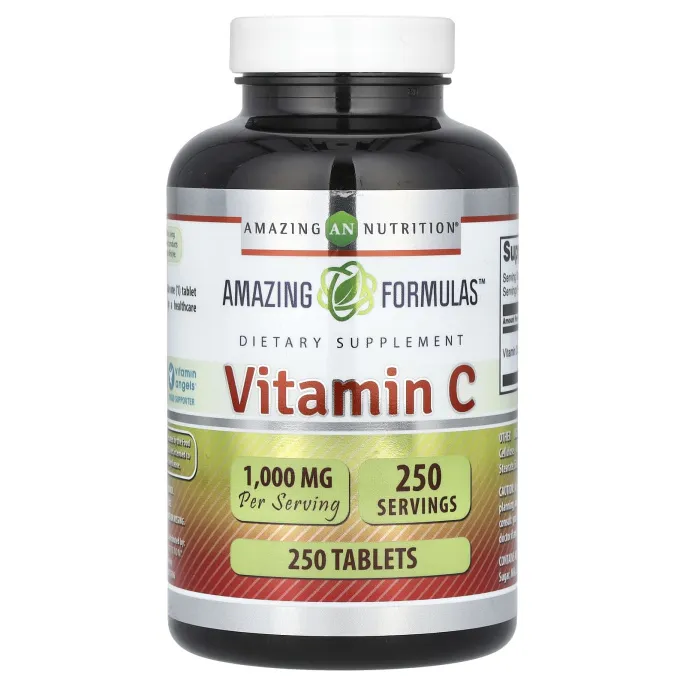 Amazing Nutrition, Витамин C, 1000 мг, 250 таблеток