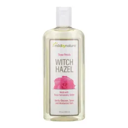 Mild By Nature, Гамамелис, лепестки розы, без спирта, 12 жидких унций (355 мл)
