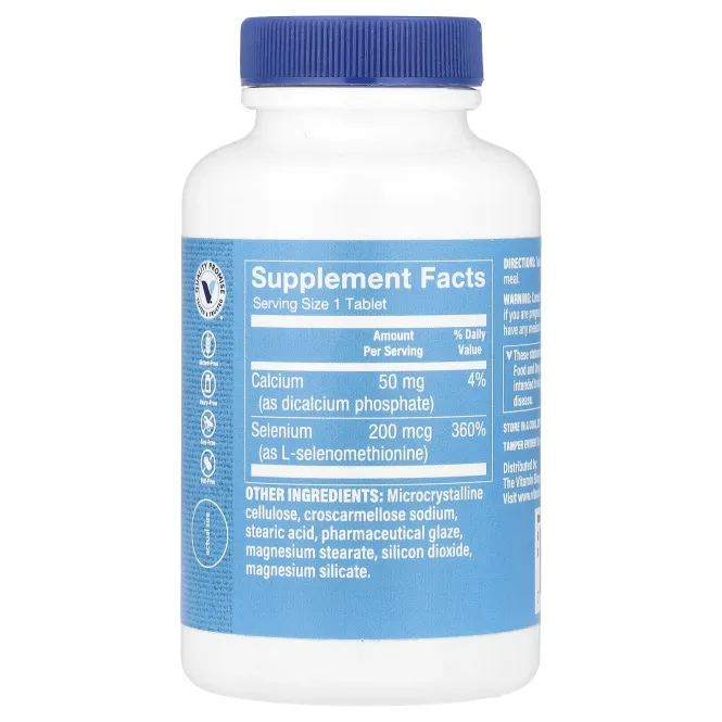 The Vitamin Shoppe, Селен, 300 таблеток