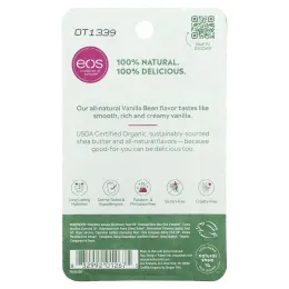 EOS, Бальзам для губ, стручок ванили, 2 шт., .14 унции(4 г) каждый