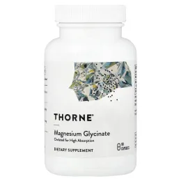 Thorne, глицинат магния, 90 капсул (120 мг в 1 капсуле)