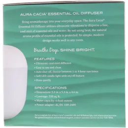 Aura Cacia, Ароматический пар, диффузор эфирных масел, 1 диффузор